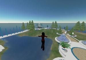 Cisco Second Life Amphitheater (Far View Shot)