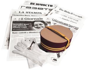 Guests at some of the world's most exclusive hotels can  request a daily newspaper delivered to their room from  among hundreds of titles.
