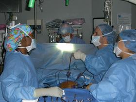 A minimally invasive procedure for gall bladder  removal, with less pain and quicker recovery.