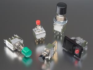 NKK Switches' MB2000 and MB2400 series miniature pushbutton <br>electromechanical switches are the perfect choice for design <br>engineers who need high quality, reliable electromechanical <br>switches available for low-cost designs
