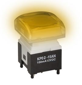 The new KP02 series of illuminated audio/video pushbutton switches from NKK Switches now actuates with a shorter stroke.