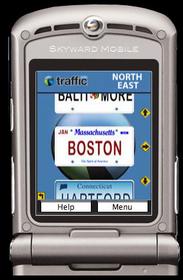 Skyward Mobile and Traffic.com, Inc., a NAVTEQ company, announced a new mobile application that delivers real-time traffic updates, including congestion, travel times, construction and other incidents on U.S. city roadways.