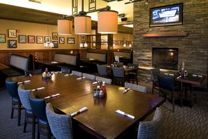 Interior dining room of Pizza House in Ann Arbor