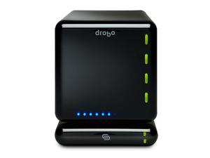 DroboShare, pictured here with Drobo, is a companion for Drobo that enables users to easily share files over a Local Area Network (LAN).