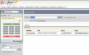 The Unified Connector for Salesforce provides carrier-grade VoIP calling functionality within salesforce.com. 
