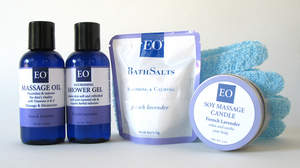 EO Products' Lavender Essentials Home Spa System 