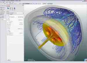 Simulation of an LED lighting assembly using Quick Natural Convection capabilties in CFdesign v10.