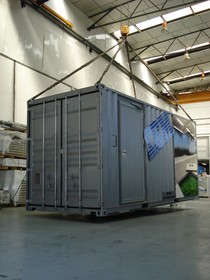 IBM Green Computing Power In a Box 
A new IBM modular data center is dropped at a client site this week. Mimicking the power and energy efficiency of IBM's renowned computing hubs that serve a majority of the world's largest businesses, the new modular data centers are the most environmentally friendly ever designed.  They can be delivered to businesses anywhere in the world, providing instant computing capacity while reducing energy costs by up to 50 percent. 