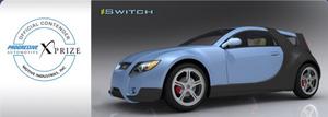 Four passenger, full size vehicle -- BEHEV - Battery Exchange Hybrid Electric Vehicle - Modular composite/aluminum/steel chassis structure - Lightweight bio-composite RIM body panels - FWD multi-speed quickshift transaxle -  Regenerative braking, traction control - High-performance on board generator - 1800lbs with a battery