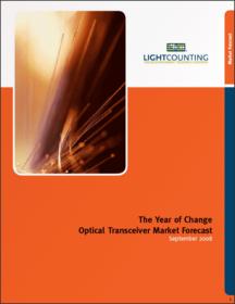 The LightCounting Optical Transceiver Market Forecast  Report 'The Year of Change'