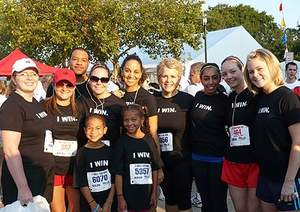 Wellness International Network employees participate in last year's Oktoberfest 5K benefiting 'Wipe Out Kids' Cancer,' a nonprofit organization that helps eradicate pediatric cancer. 