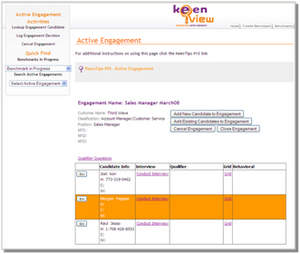 Recruiters will find KeenHire an easy-to-use resource to expedite the placement process and keep the pipeline of potential recruits full. Staffing and recruitment firms can use KeenHire to learn how to be invaluable to their clients, generating ever more business from them. Hiring Managers will discover how to select, on-board, keep and motivate top talent.