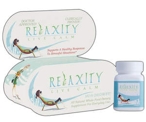 Relaxity is a whole-food based supplement with ingredients that have been clinically proven to diminish stress, worry and anxiety.