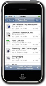airshare on iphone Files shared using Airshare on iphone