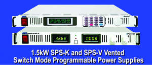 New Programmable Switch Mode 1.5kW Vented Power Supplies