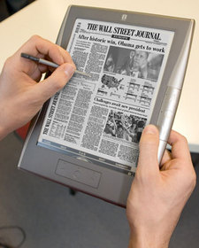 PressReader software on the iRex digital reader puts 800+ full-replica newspapers in your hand.
