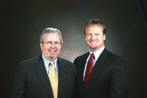 Executive Vice President Mike Keracher (left) and CEO Tony Isbell (right) founded RealtyBid.com in 2001 and have built the online home auction Web site into one of the most vocal advocates for the use of Internet technology as a means of bringing real estate buyers and sellers together.