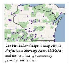 HealthLandscape Mapping Capabilities