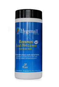 Hygenall hand wipes, for use after school, work and at home.