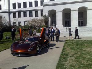 Governor Schwarzenegger Test Drives Ronn Motor's Hydrogen Assisted Scorpion(TM) Supercar Governor Schwarzenegger Test Drives Ronn Motor's Hydrogen Assisted Scorpion(TM) Supercar