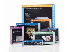 Medline's Advance Wound Care packaging features an award-winning design that helps healthcare professionals better understand and more easily deliver wound care at the patient's bedside.