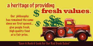 Westborn Market's Red Truck Sale Campaign