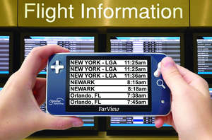 Optelec FarView, a powerful and portable magnification solution for the low vision user on the go.
