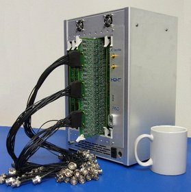 Tecella's Apollo, 384-channel patch clamp amplifier. Makes possible APC/HTS systems capable of 20,000 data points per day.