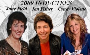 June Field, Jan Fisher, and Cyndy Violette will be inducted at this year's Women in Poker Hall of Fame dinner/dance on Friday, June 5th, at the Golden Nugget Casino Las Vegas. The event is open to the public.
