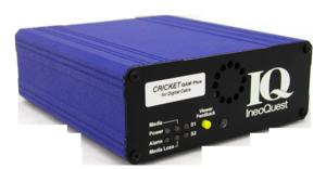IneoQuest's new Cricket QAM Plus, the industry's first dual-tuner remote QAM and MPEG monitoring and analysis network probe.