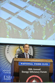 Dan W. Reicher, director of Climate Change and Energy Initiatives for Google.org describes ground-breaking 'smart grid' pilot projects currently underway in his address to the 20th Annual Energy Efficiency Forum hosted by Johnson Controls and the U.S. Energy Association.