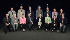Johnson Controls and the U.S. Energy Association induct twenty three (fifteen present) energy and climate change thought leaders into the Energy Efficiency Hall of Fame. Among the inductees are Energy Efficiency Forum founder Douglas Decker, former secretary of energy Hazel O'Leary, Google.org director of Climate Change Dan W. Reicher, former U.S. Green Building Council president Christine Ervin, and Duke Energy president, CEO and Chairman James Rogers.