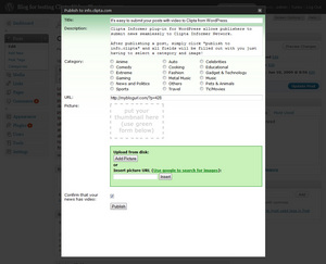 Video Informer Wordpress plug-in