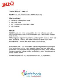 Jellin'-Melon Recipe