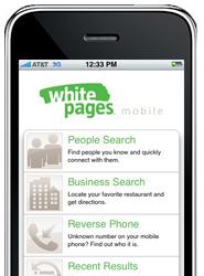 The new site is a huge step forward for WhitePages' most popular mobile app, the iPhone.