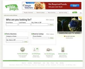 The new WhitePages website