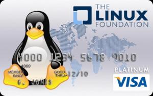 The Linux Foundation's Linux-Branded Affinity Visa Platinum(R) Credit Card