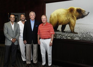 Left to right, Alex Zozaya, Dr. Ricardo Hazoury, John Mullen, Jack Nicklaus Photo Credit: Jim Mandeville/The Nicklaus Companies