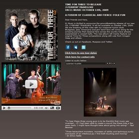 Time for Three E-Card - Video, Photos and Music!