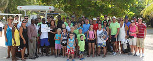 While on their 2009 Escape to the Islands incentive cruise in the Caribbean, Wellness International Network Founders Ralph and Cathy Oats and top-producing distributors donated clothing, thousands of dollars, medicine, and school and medical supplies to Hearts Together for Haiti.
