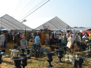 Yard salers in Clarkrange, TN look for best buys at the World's Longest Yard Sale.