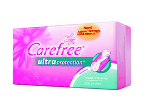 New CAREFREE ULTRA PROTECTION liners