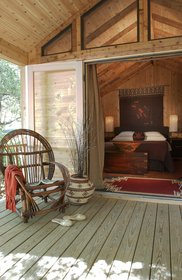 El Capitan Canyon cedar cabin