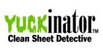 Yuckinator Clean Sheet Detective detects semen & urine residue in hotel rooms with UV black light 