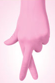 The new Generation Pink exam glove features Medline's patented third generation technology, an advanced polymer formulation that offers outstanding sensitivity with a unique softness and flexibility. 