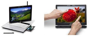 Fujitsu LifeBook T5010 Convertible Tablet PC With Multi Touch Screen Option