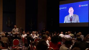 Stephen Covey Polycom Telepresence