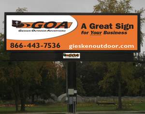 Giesken Outdoor Advertising Digital Billboard