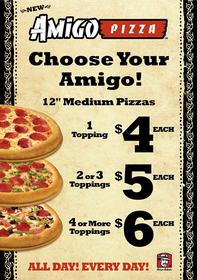 Value-size Amigo pizza at Pizza Patron