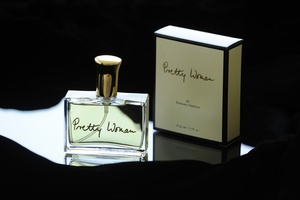 'Pretty Woman' Perfume created by Barbara Orbison, wife of the late, legendary singer Roy Orbison.  Perfume was inspired by Orbison's iconic hit song, 'Pretty Woman.'